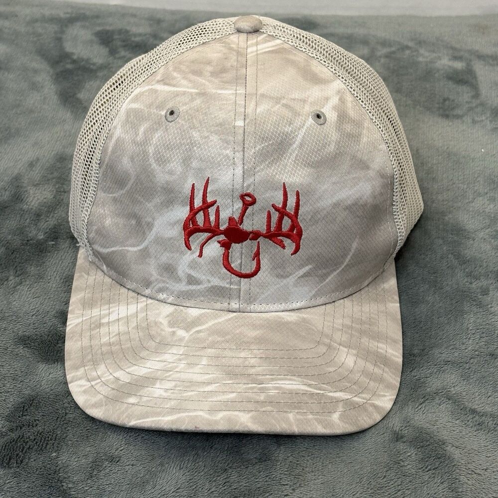 Swamp Assassin Snapback Richardson Trucker Hat Gray Camouflage Hunting